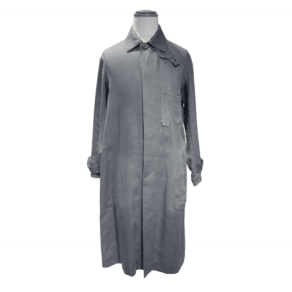 YINDIGO AM LINEN RAILWAY COAT | www.funkcnesscentrum.sk